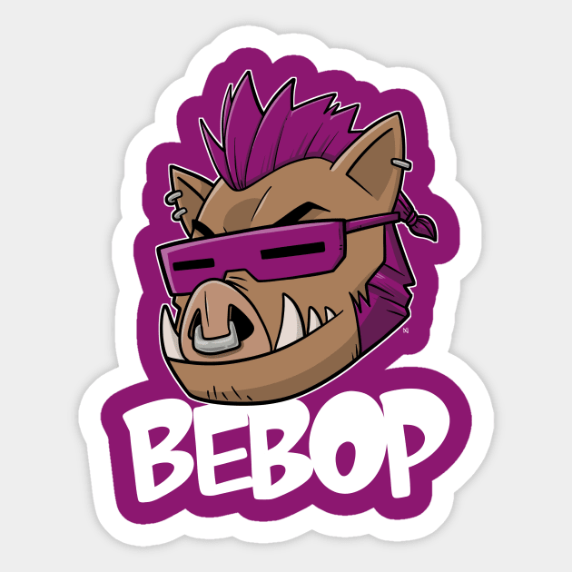TMNT Bebop Sticker by natexopher
